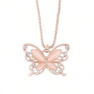 Elegant Butterfly Pendant Necklace
